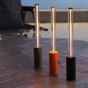 چراغ رومیزی شارژی شیشه ای چند حالته