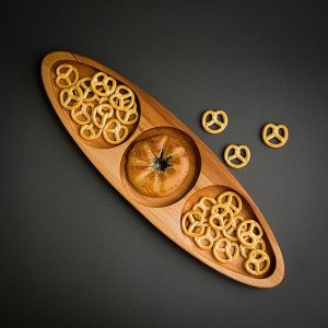 اردوخوری قایقی چوب طبیعی