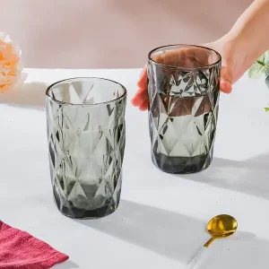 ست 6 عددی لیوان دودی دلی گلس