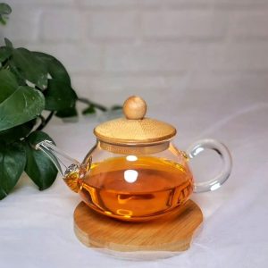 قوری زعفران کوچک در بامبو